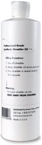 img 2 attached to 🧴 16 Oz Flip-Top Leak Proof Bottle of Aurora SL16 Professional Grade Synthetic Shredder Oil