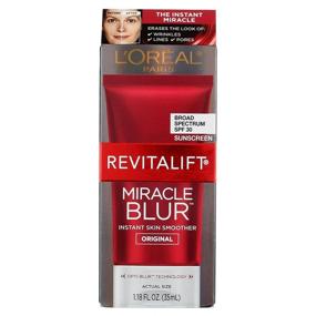 img 1 attached to 🌟 L'Oreal Ревитализирующий макияжный крем Miracle Blur мгновенно разглаживает кожу, оригинал, 1,18 ж. унц - 2 шт.