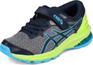 asics gt 1000 running shoes for girls: black athletic footwear with style logo