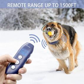 img 1 attached to 🐶 Lu&Ba Rechargeable Dog Training Collar - 3 Safe Training Modes: Beep, Vibration, and Static Shock