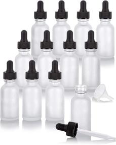 img 4 attached to Frosted Dropper Cosmetics Essential Aromatherapy Travel Accessories and Travel Bottles & Containers