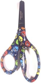 img 2 attached to ✂️ Fiskars Kids' 5 Inch Heavy Duty Safety Cut Scissors with Blunt Tip, Round Edge & Non Stick Design - Ideal Scissors for Kindergarten or Grade School Classroom, #1 Youth Scissors Brand for Ages 4+