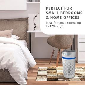 img 1 attached to HoMedics TotalClean Tower Air Purifier: Ultimate 5-in-1 Protection for Small Rooms, Home Office, White