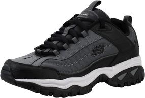 img 4 attached to Skechers Energy Afterburn Lace Up Sneaker Men's Shoes for Athletic