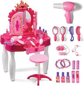 img 4 attached to Spark Imagination with Play22 Pretend Girls Vanity Mirror: A Dreamy Accessory for Little Princesses