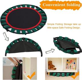 img 3 attached to Trampoline Toddlers Foldable Outdoor Adjustable