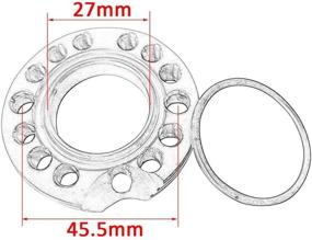 img 3 attached to Адаптер пластин салазок 26 мм карбюратора для мотоцикла Pit Dirt – синий сплав