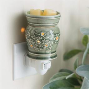 img 2 attached to 🕯️ CANDLE WARMERS ETC Pluggable Fragrance Warmer - Green Perennial, for Scented Candle Wax Melts and Fragrance Oils