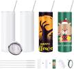 sublimation tumblers stainless insulated straight logo