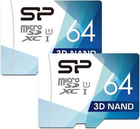 img 4 attached to 📸 Высокоскоростная карта памяти Silicon Power 64 ГБ 2-Pack 3D NAND MicroSD с адаптером