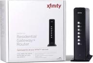 🏠 arris docsis 3.0 tg862g-ct residential gateway: 802.11n, 4 gigaport router, 2-voice lines, comcast certified logo