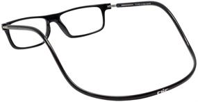 img 2 attached to 👓 Clic Magnetic Executive Reading Glasses (Black) with Blue Light Filter +2.50 - Enhance Your Vision and Protect from Harmful Light