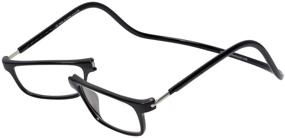 img 3 attached to 👓 Clic Magnetic Executive Reading Glasses (Black) with Blue Light Filter +2.50 - Enhance Your Vision and Protect from Harmful Light