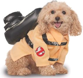 img 4 attached to 👻 Ghostbusters Movie Pet Costume Jumpsuit by Rubie's: Unleash the Ultimate Ghosthunter Look for Your Furry Friend