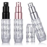 portable refillable aluminum perfume atomizer: lightweight and convenient scent dispenser logo