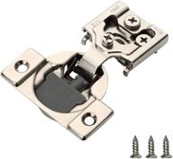 🔧 upgrade your cabinet doors with furniware 10-piece soft closing hinges - 1/2 inch overlay, nickel plated, 105 degree logo