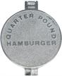 treasure quarter hamburger grilling kitchen logo