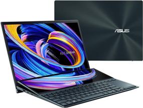 img 4 attached to 💻 ASUS ZenBook Duo 14 UX482 - 14" FHD NanoEdge Touch Display, Intel Evo Platform, Core i5-1135G7, 8GB RAM, 512GB PCIe SSD, ScreenPad Plus, Windows 10 Home, Celestial Blue, UX482EA-ES51T