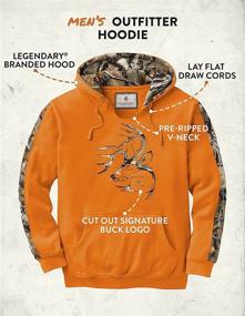 img 1 attached to 🦌 Legendary Whitetails Men's Camo Outfitter Hoodie: Stay Warm and Concealed in Style