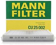 🔍 mann-filter cu25-002 cabin air filter: efficient 2-pack option logo