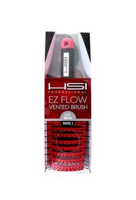 img 1 attached to 🦚 HSI Premium Quality Ez Flow Vented Hair Detangling Brush - Glide Thru Detangler for Wet and Dry Hair with Super Soft Flexible Ionic Bristles
