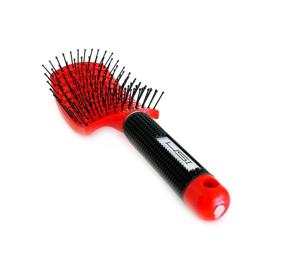 img 3 attached to 🦚 HSI Premium Quality Ez Flow Vented Hair Detangling Brush - Glide Thru Detangler for Wet and Dry Hair with Super Soft Flexible Ionic Bristles