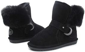 img 4 attached to Winter Fashion Shoes for Resistant Boys and Girls