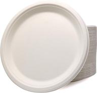 eskay compostable inch white plates logo