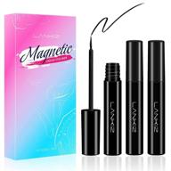 💁 lankiz magnetic eyeliner: achieve natural-looking, waterproof magnetic lashes with 3 tubes of 5ml liquid eyeliner (0.17 fl. oz) logo