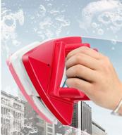 double-sided magnetic window cleaner brush for efficient window cleaning logo