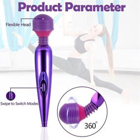 img 2 attached to 🔌 Compact & Powerful Mini Wand Massager: Cordless Electric Massage Stick with 7 Vibration Modes for Therapeutic Muscle Aches and Sports Recovery – Waterproof & Rechargeable!