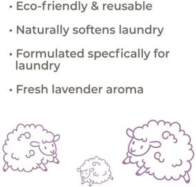 img 3 attached to Wool Dryer Balls by Plant Therapy + Sparkling Lavender Laundry Essential Oil Blend 10 mL | 100% New Zealand Wool, Extra Large Size | Eco-Friendly & Reusable Natural Fabric Softener | All-Natural