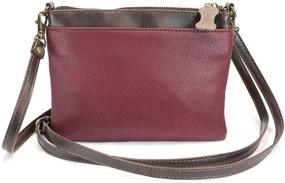 img 3 attached to 👜 Indigo Women's Crossbody Handbag with Shoulder Adjustable Strap - Dog Motif - Handbags & Wallets
