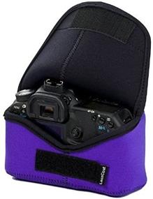 img 1 attached to LensCoat BodyBag Neoprene Protection Camera Body Bag Case (Purple)