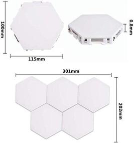 img 3 attached to ALOVEWE Hexagonal Wall Light Set of 10, Touch Sensitive Modular Hexagon Wall Lamps for Enhanced Home Decor