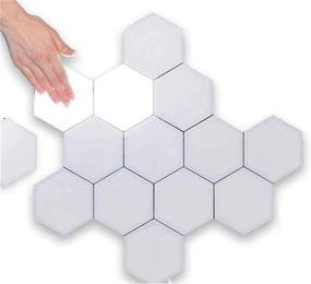 img 4 attached to ALOVEWE Hexagonal Wall Light Set of 10, Touch Sensitive Modular Hexagon Wall Lamps for Enhanced Home Decor