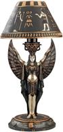 💡 повысьте стиль вашего интерьера с изысканным дизайном egyptian decor sculptural table lamp "исида, богиня греческой мифологии" от design toscano cl2609 - 17 дюймов, одиночка. логотип