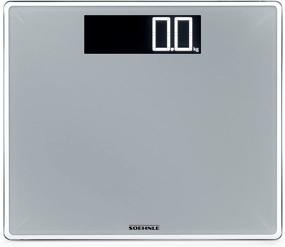 img 4 attached to Soehnle 63864 Style Sense Comfort Digital Bathroom Scale - Sleek Silver Design for Accurate Weight Tracking