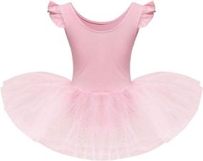 img 3 attached to IDOPIP Sleeves Ballerina Gymnastics Dancewear Sports & Fitness