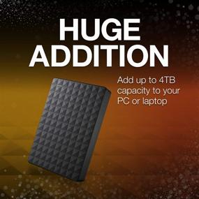 img 2 attached to 💽 Черный портативный внешний жесткий диск Seagate Expansion 500GB с USB 3.0 (STEA500400) - улучшенный SEO