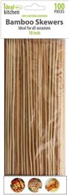 img 3 attached to 🍢 100PK Ideal Kitchen 10 Inch Bamboo Skewers - Boost Your Sales Now!