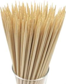 img 4 attached to 🍢 100PK Ideal Kitchen 10 Inch Bamboo Skewers - Boost Your Sales Now!