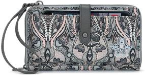 img 4 attached to 👜 Sakroots Artist Circle Large Smartphone Women's Handbags & Wallets + Crossbody Bags: A Perfect Blend of Utility and Style