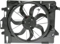 dorman 621-028 engine cooling fan assembly: high-performance option for select models, black finish logo