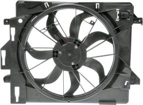 img 2 attached to Dorman 621-028 Engine Cooling Fan Assembly: High-Performance Option for Select Models, Black Finish