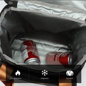 img 1 attached to 🍷 Premium Leakproof Wine Tote Carrier: Insulated Versatile Cooler Bag for Beach, Travel & Picnic – Ideal for Wine Testing, Parties & Wine Lovers