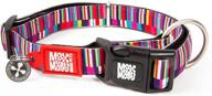 max & molly smart id dog collar: neoprene padded, personalized pet profile qr-tag, waterproof & machine washable for small, medium & large dogs logo