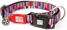 img 4 attached to Max & Molly Smart ID Dog Collar: Neoprene Padded, Personalized Pet Profile QR-Tag, Waterproof & Machine Washable for Small, Medium & Large Dogs