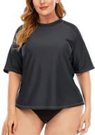 👚 halcurt women's rashguard shirt sleeve in swimsuits & cover ups - women's clothing logo