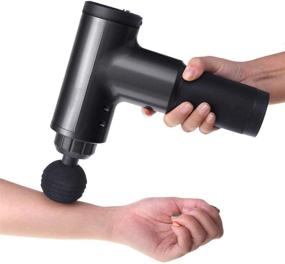 img 1 attached to 💪 Power Pro 5000 Ultra Massage Gun - Deep Tissue Muscle Massager for Sore Muscle, Stiffness, and Pain Relief - Super Quiet - 6 Speeds High Intensity Vibration - Quick Recharge - Light Weight (Black)